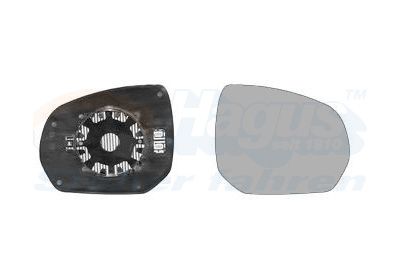 VAN WEZEL 0972836 / Vetro specchio, Specchio esterno * HAGUS *