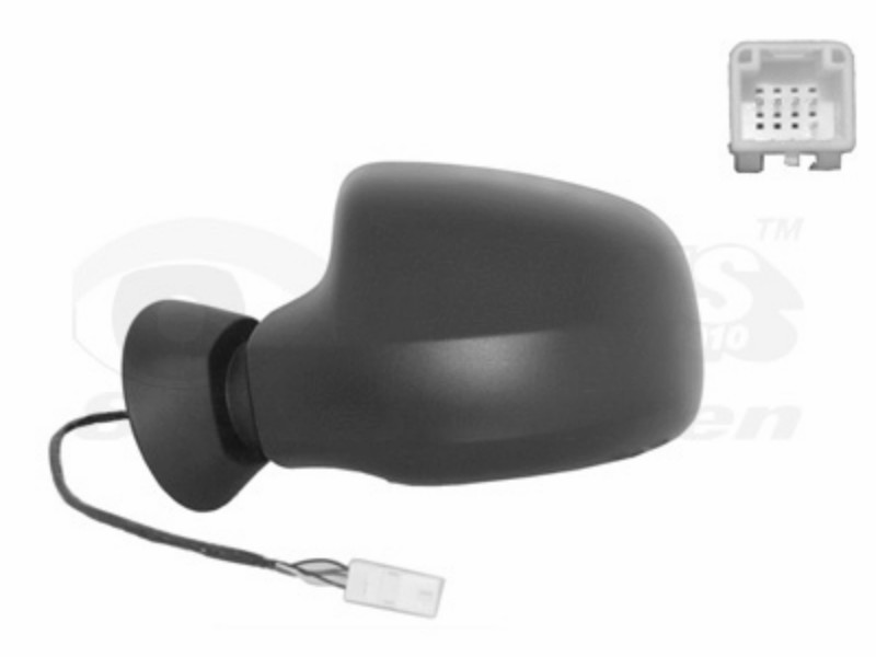 Retrovisore sinistro elettrico-nero-termico-convesso/cromato Dacia - sandero - mod. 06/08 - 12/12 OE 6001549678