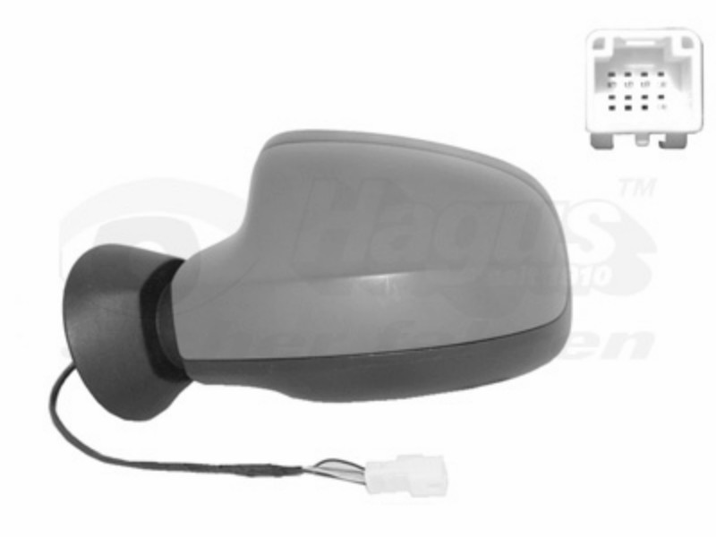 Retrovisore sinistro elettrico-termico con primer-convesso/cromato Dacia - sandero - mod. 06/08 - 12/12 OE 6001549680