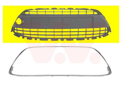 VAN WEZEL 1807599 / Griglia di ventilazione, Paraurti ** Equipart **