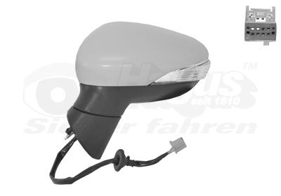 Electric rear-view mirror left