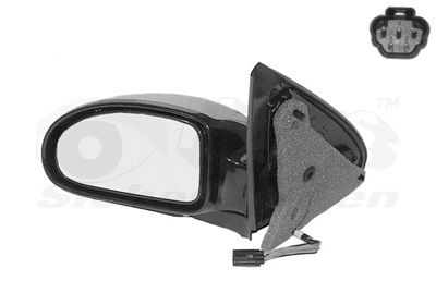 Electric rear-view mirror left