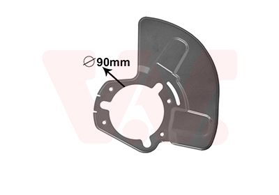 VAN WEZEL 3745373 / Lamiera paraspruzzi, Disco freno