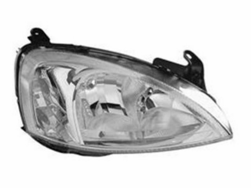 Proiettore destro H7+H7 elettrico con motore-versione valeo Opel/vauxhall - Corsa c - mod. 10/00 - 09/03 OE 1216139