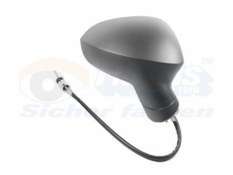 Retrovisore destro a cavi-nero-convesso/cromato Seat - Ibiza - mod. 07/08 - 04/12 OE 6J1857508F9B9