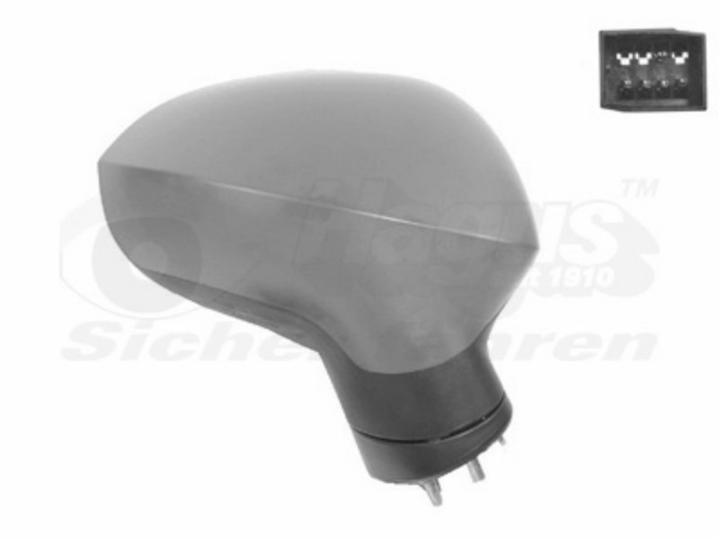 Specch. elett. DX Ibiza 08+ hea/pri/5pins