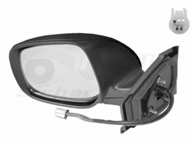 Electric rear-view mirror left