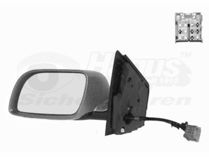 Retrovisore sinistro-elettrico-termico-primerizzato Volkswagen - Polo - mod. 08/01 - 07/05 OE 6Q1857521A