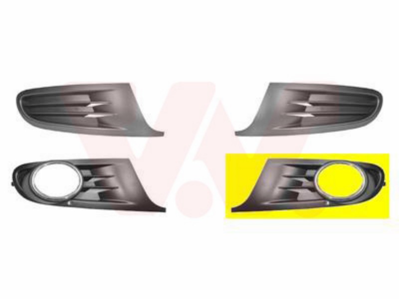 Grille in bumper l.