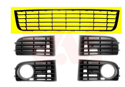 VAN WEZEL 5894590 / Griglia di ventilazione, Paraurti ** Equipart **