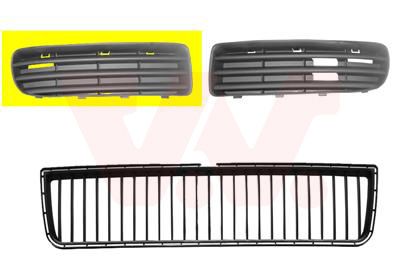 VAN WEZEL 7621592 / Griglia di ventilazione, Paraurti