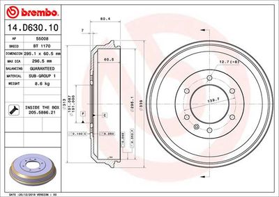 Tamb. f. posteriore Isuzu d-max I (tfr, tfs) 05/02