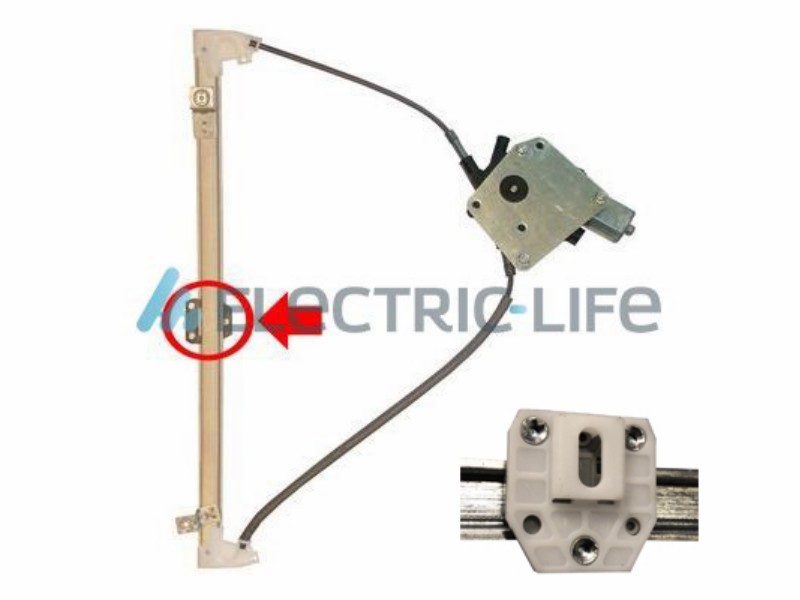Alzacristallo con motore 2 pin Jeep liberty porte posteriori (4P) (2002>2005)