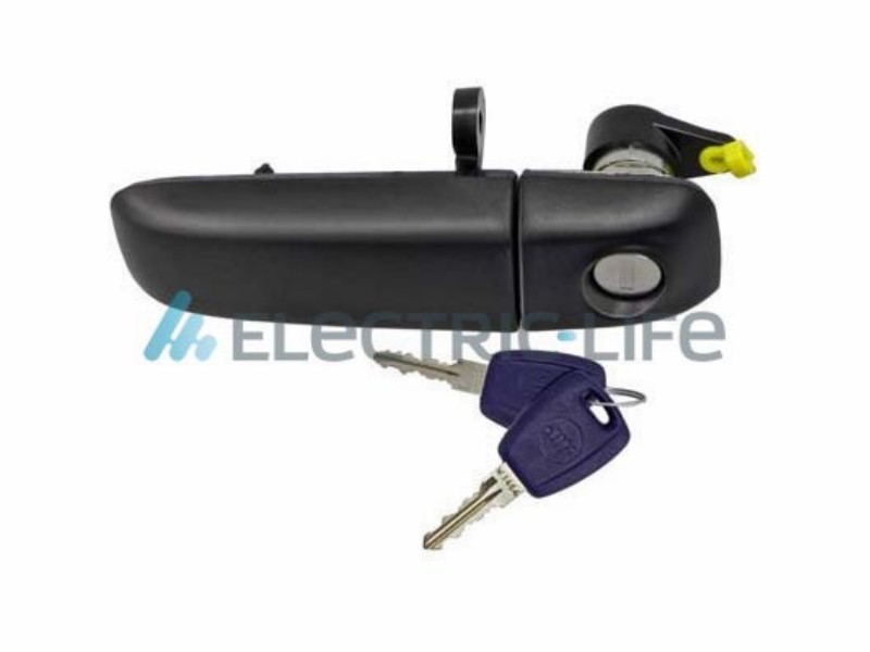 Maniglie porta est, anteriore SX nera Fiat Panda (2003>2012) 4 p.senza chiavi