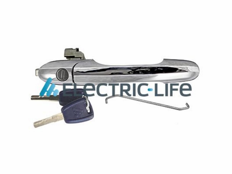 Maniglie porta esterne anteriore sinistra cromatura lucida Fiat 500 (2007>) 2 porte