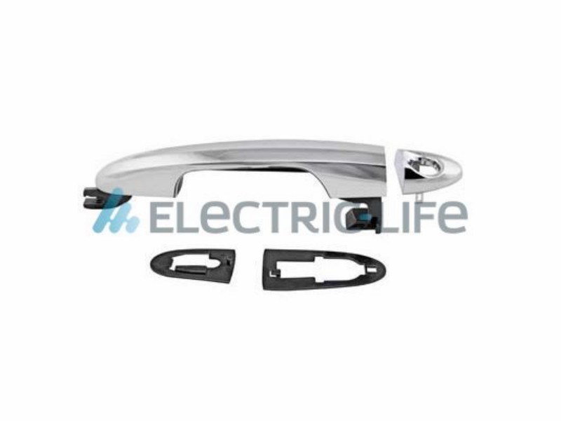 Maniglie porta esterne anteriore sinistra cromatura satinata Fiat 500l (2012>) 4 porte