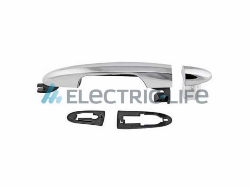 Maniglie porta esterne posteriore sinistra cromatura satinata Fiat 500l (2012>) 4 porte