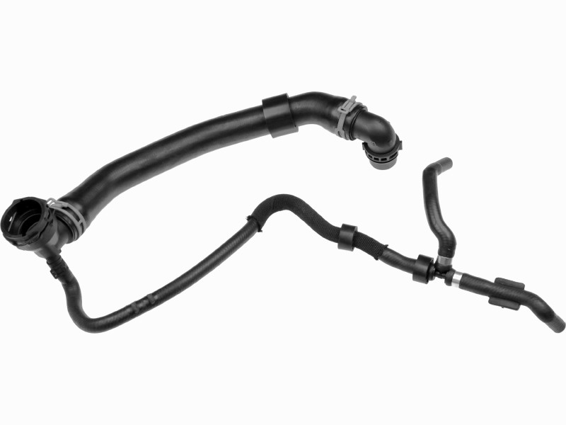 Curved hose