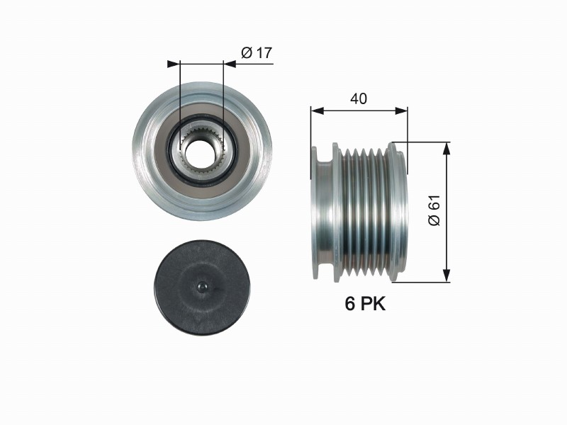 Freewheel device OAP