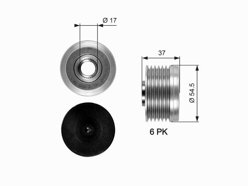 Freewheel device OAP