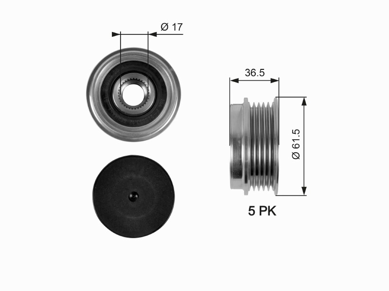Freewheel device OAP