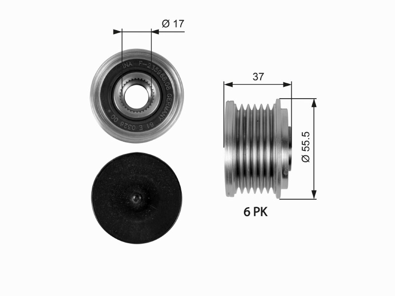 Freewheel device OAP