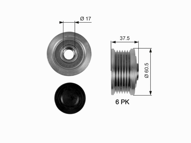 Freewheel device OAP