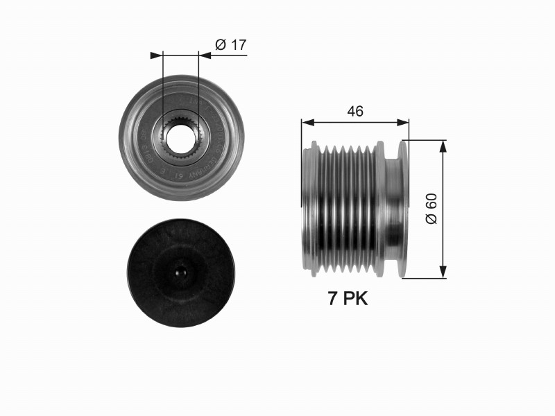 Freewheel device OAP