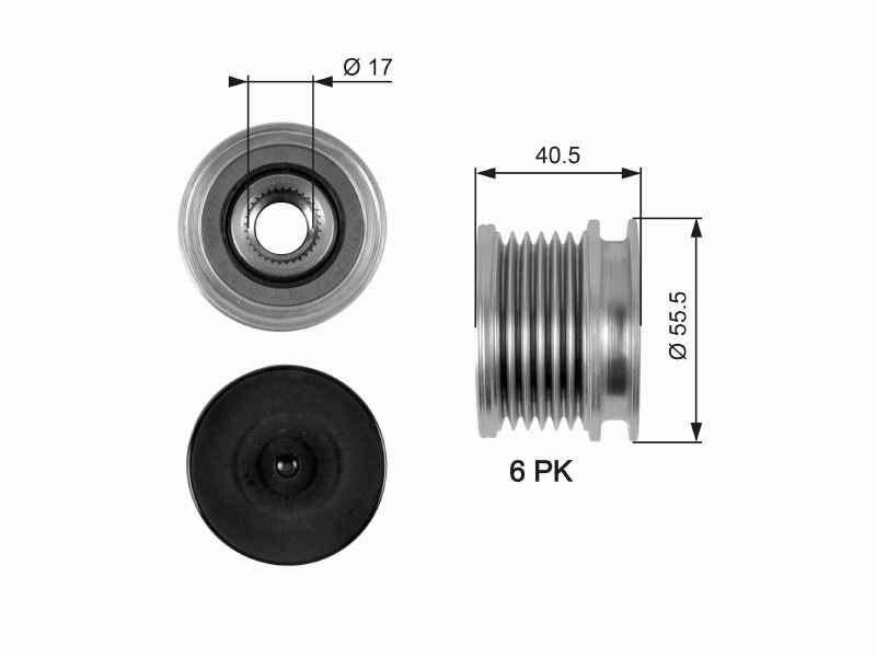 Freewheel device OAP