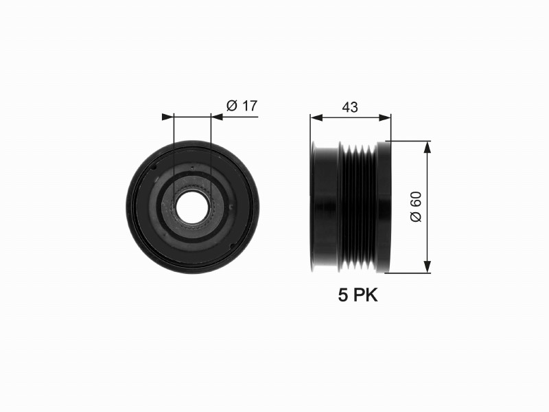 Freewheel device OAP
