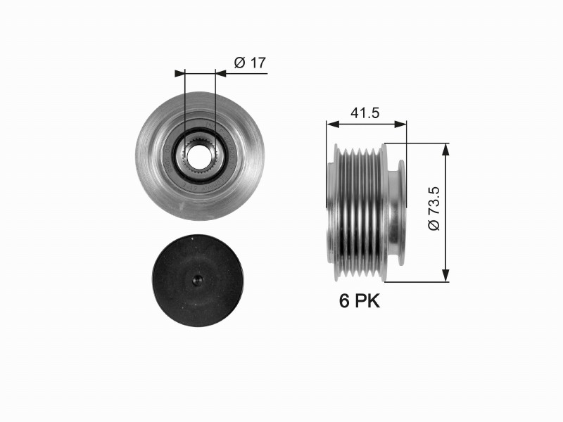 Freewheel device OAP