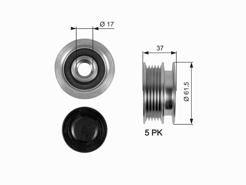 Freewheel device OAP