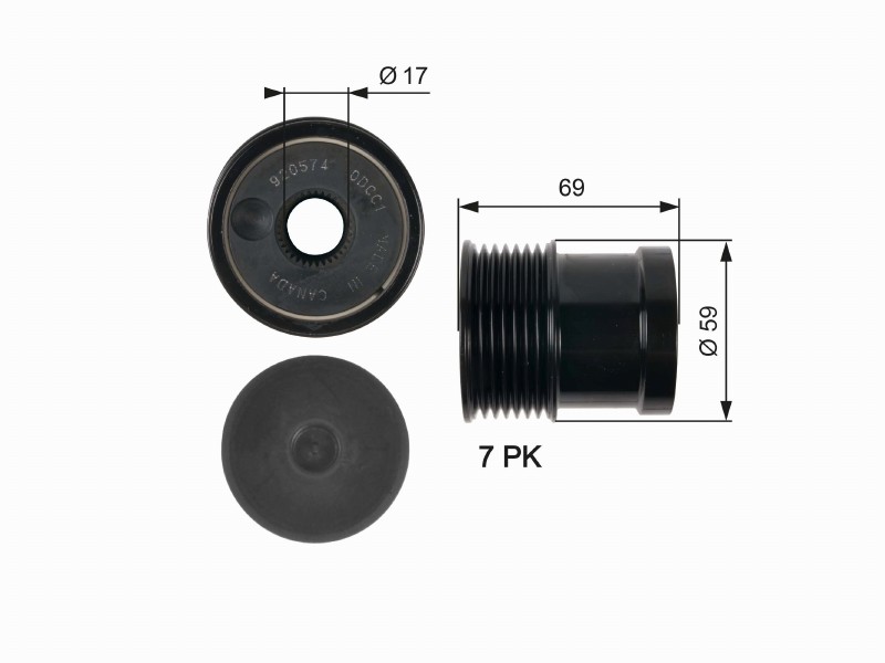 Freewheel device OAP