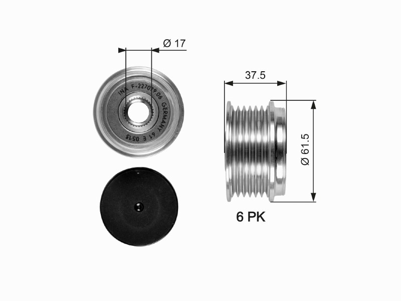 Freewheel device OAP