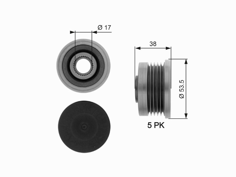 Freewheel device OAP