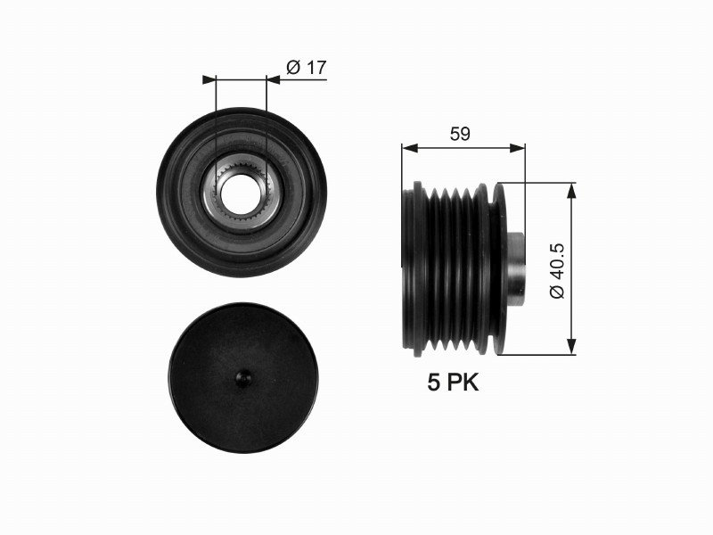 Freewheel device OAP