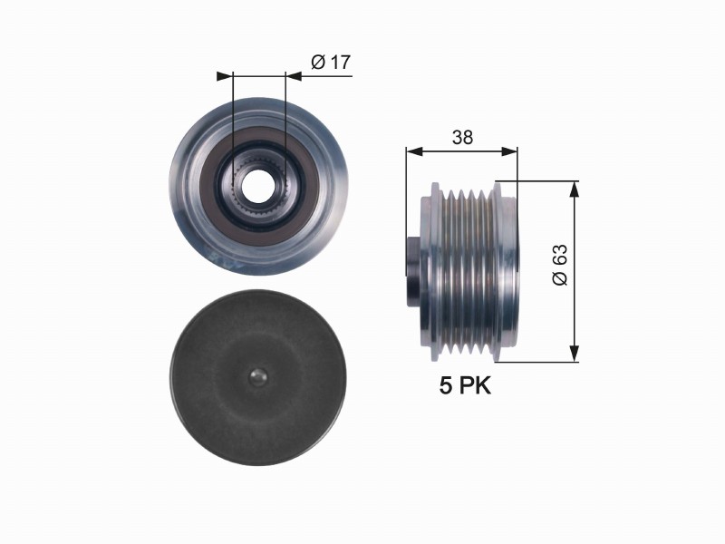 Freewheel device OAP