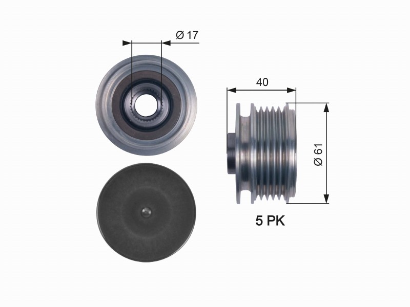 Freewheel device OAP