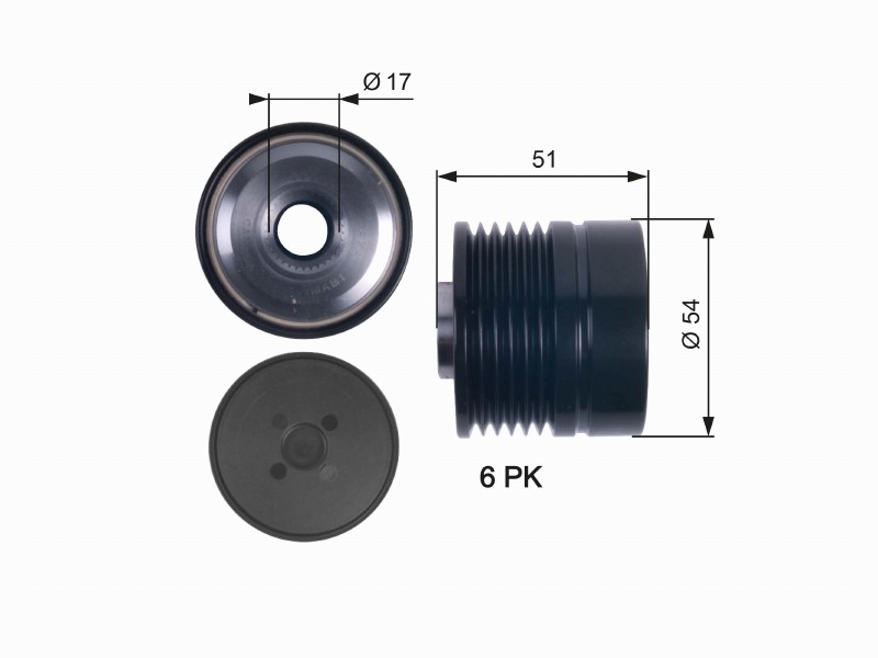Freewheel device OAP