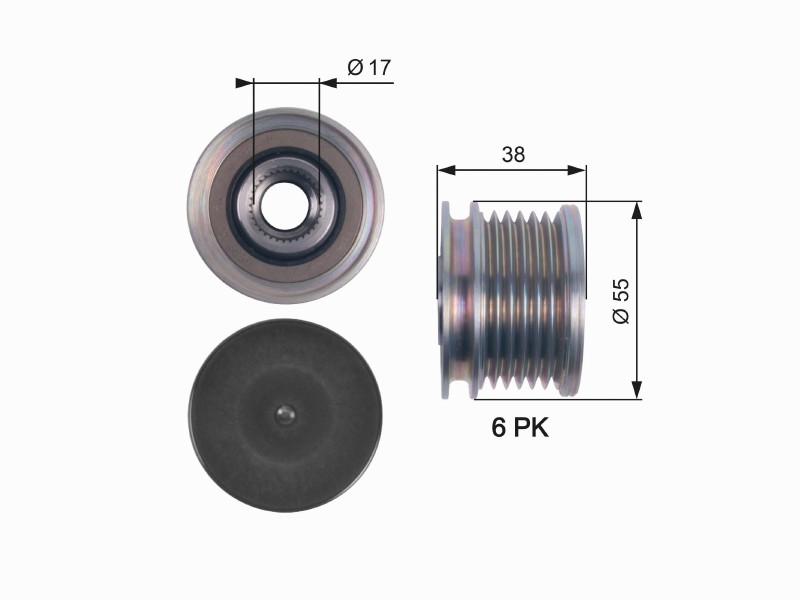Freewheel device OAP