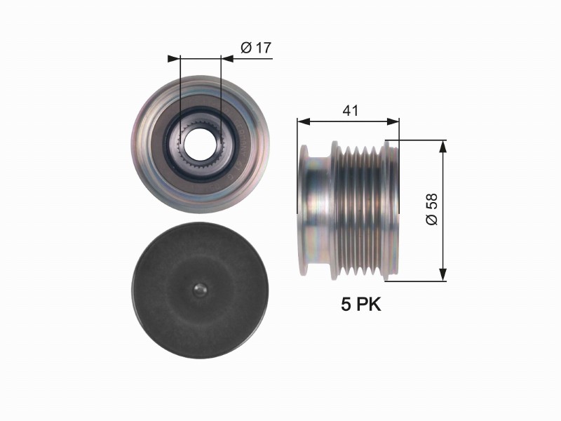 Freewheel device OAP