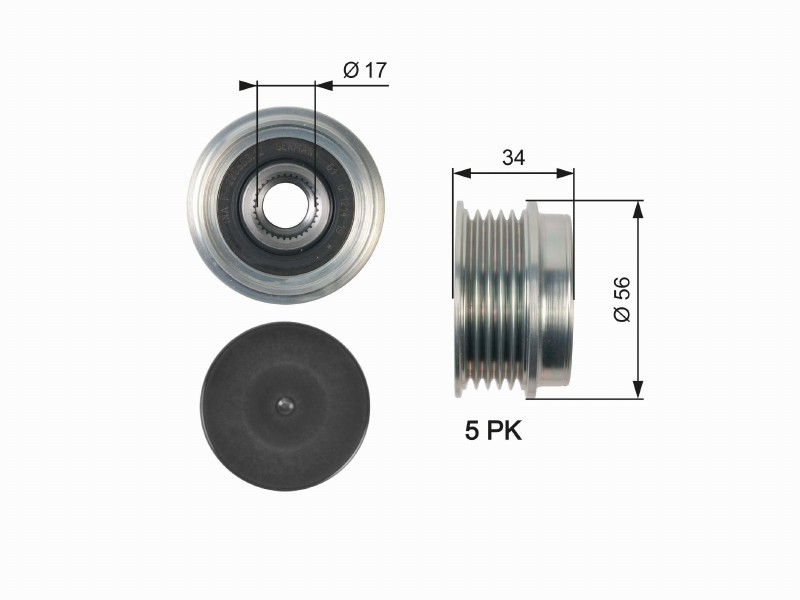 Freewheel device OAP