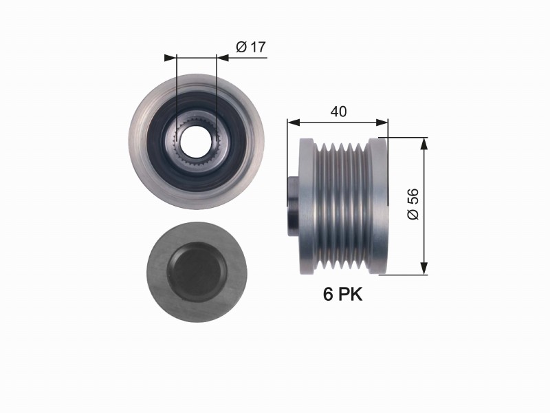 Freewheel device OAP