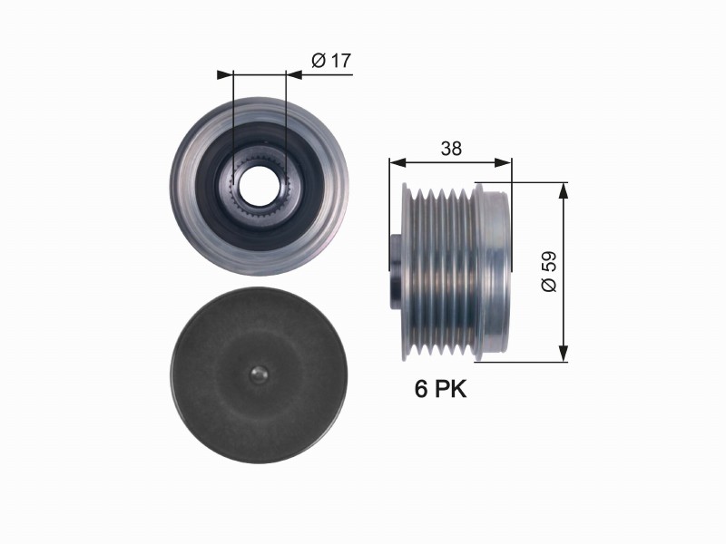 Freewheel device OAP