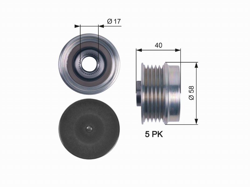 Freewheel device OAP