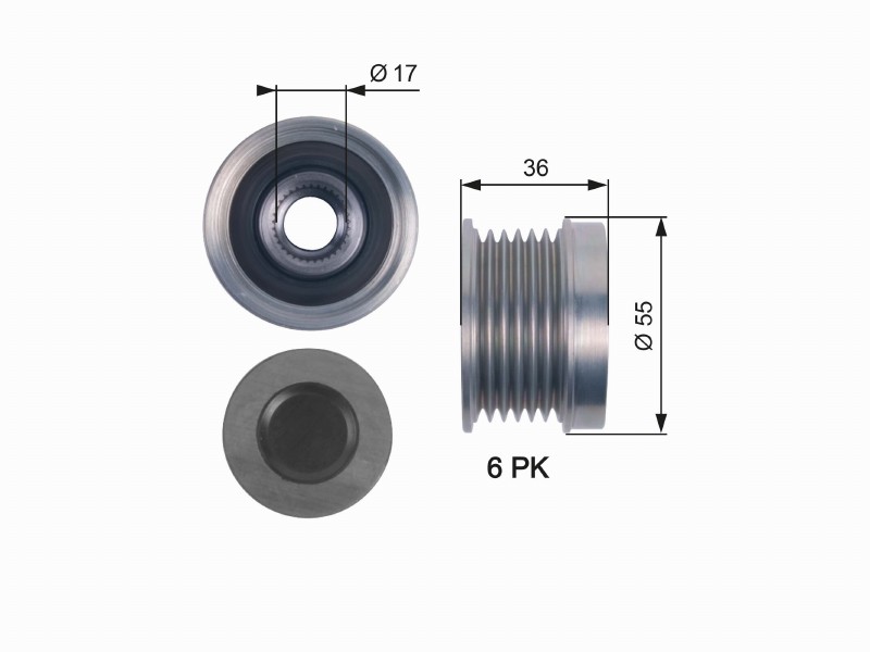 Freewheel device OAP