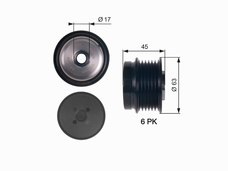Freewheel device OAP