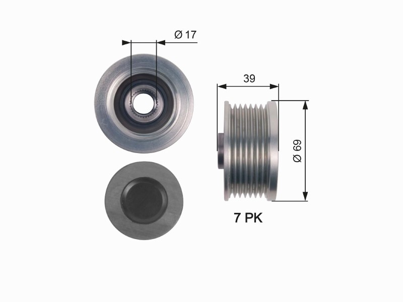 Freewheel device OAP