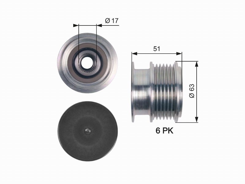 Freewheel device OAP