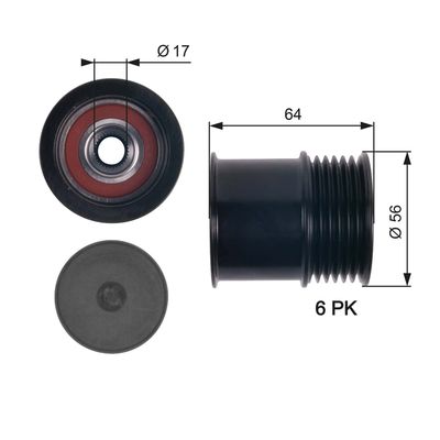 Freewheel device OAP